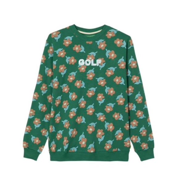 Golf Wang Other - Golf Wang Find Some Time Crew Neck Floral Green Size Small
